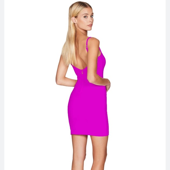 Nookie Bailey Mini Dress. Hot pink, size medium, like new! - Picture 5 of 6
